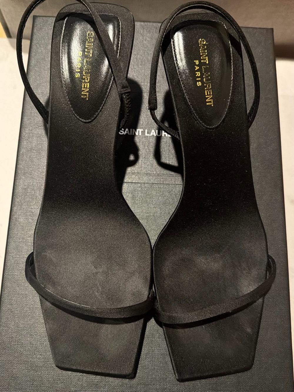 Saint Laurent Jaspe Sandal